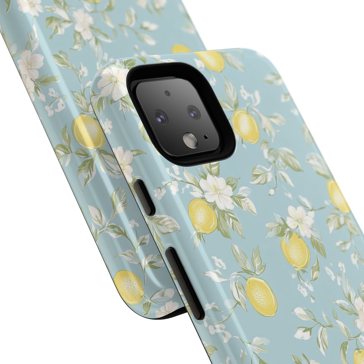 Lemon Blossom Blue Google Pixel Case