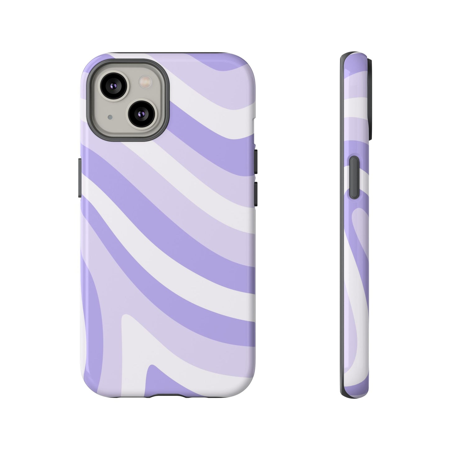 Lavender Wave Abstract iPhone Case