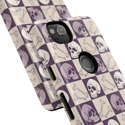 Skull & Bones Checkered Google Pixel Case