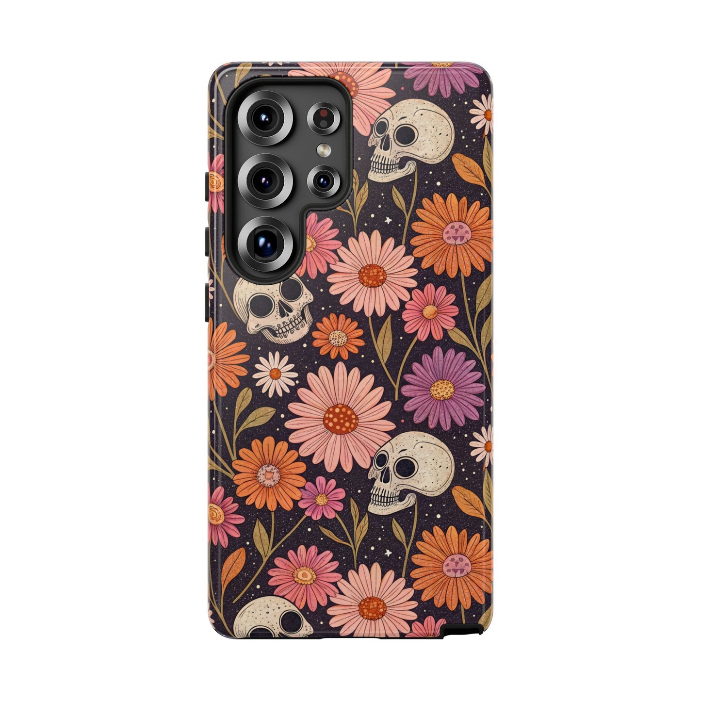 Skulls & Fall Florals Samsung Case