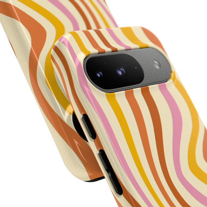 Retro Sunset Wave Google Pixel Case