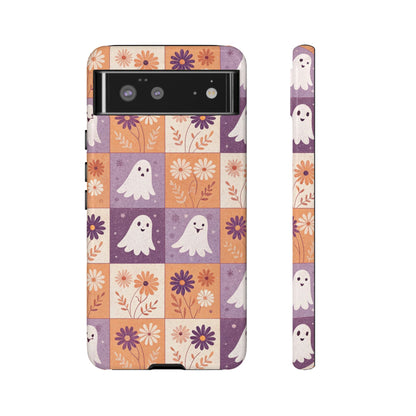 Ghost Floral Checkerboard Google Pixel Case
