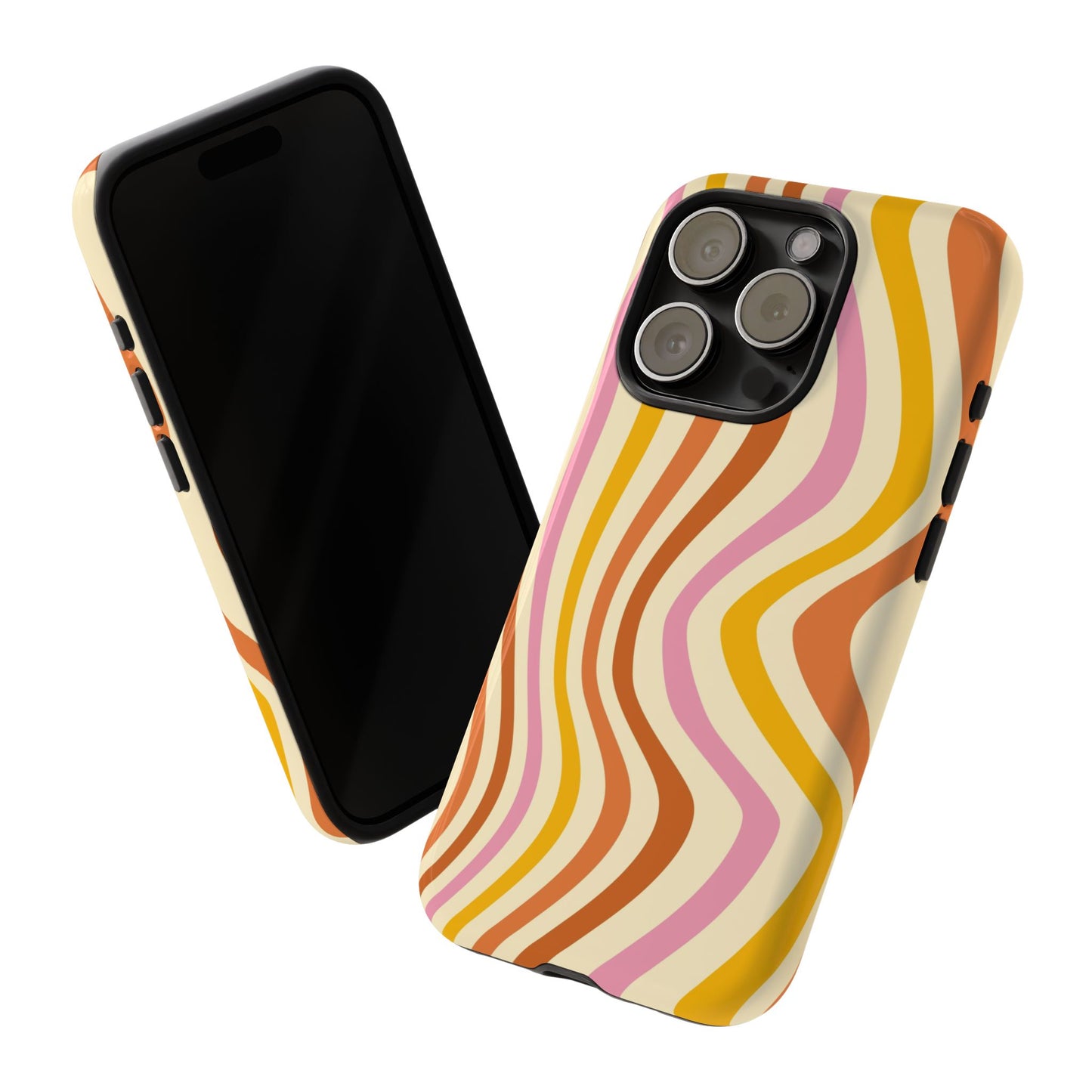 Retro Sunset Wave iPhone Case