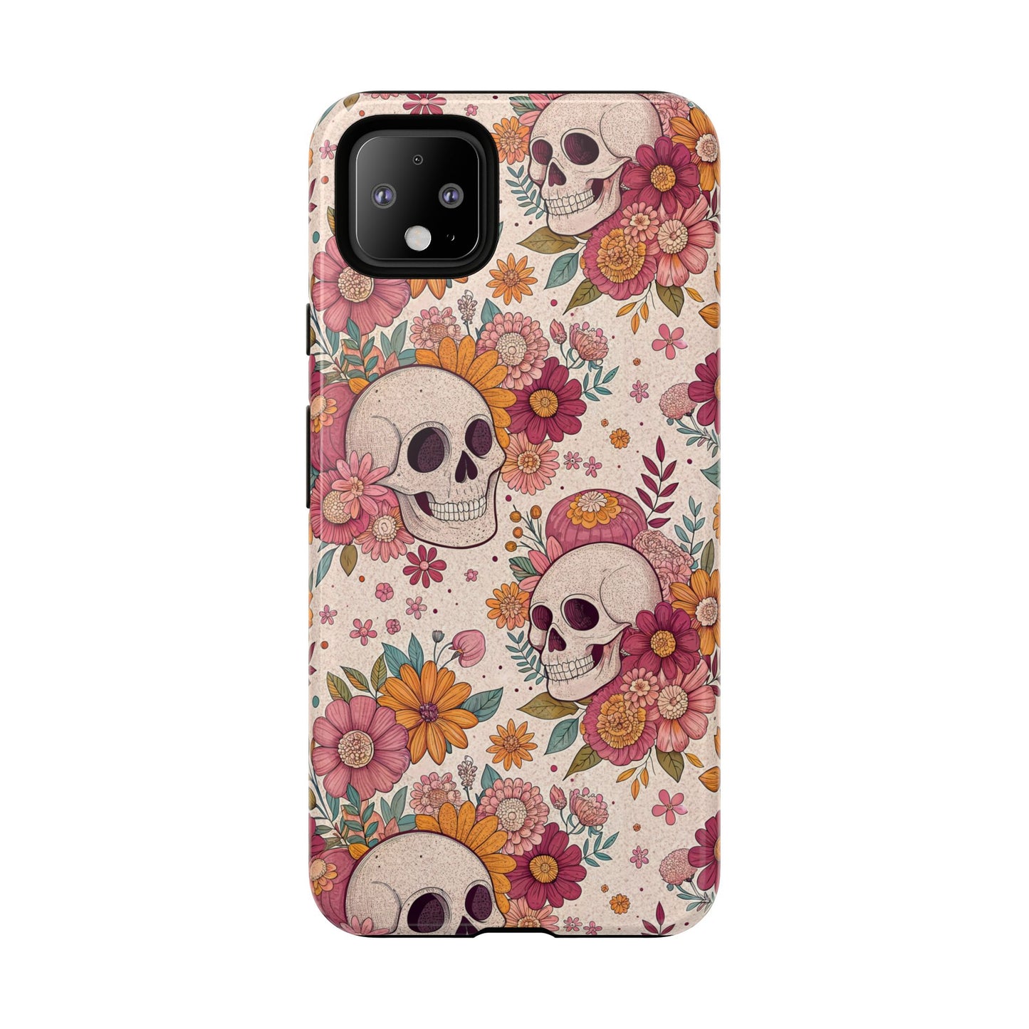 Floral Skull Google Pixel Case