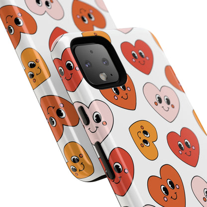Smiley Heart Faces Google Pixel Case