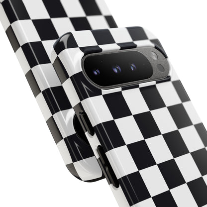 Black & White Checkerboard Google Pixel Case
