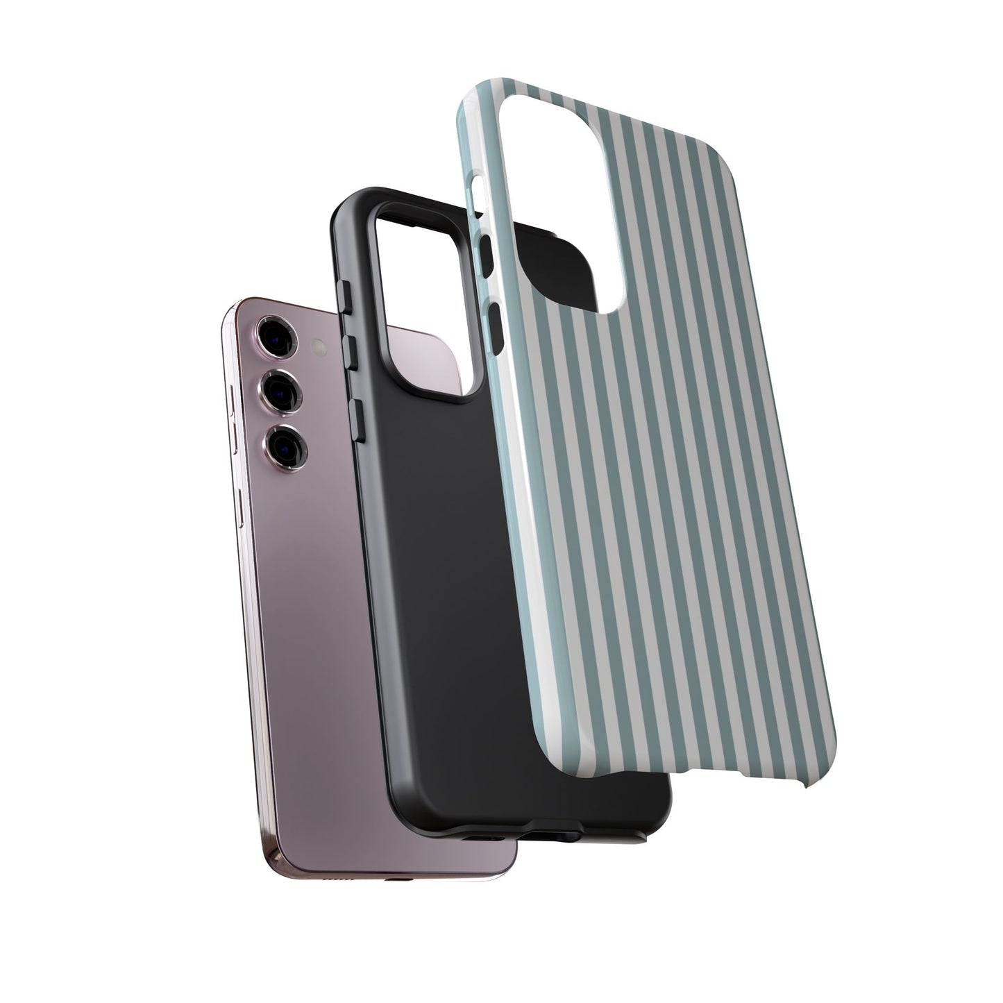 Blue & White Stripe Samsung Case