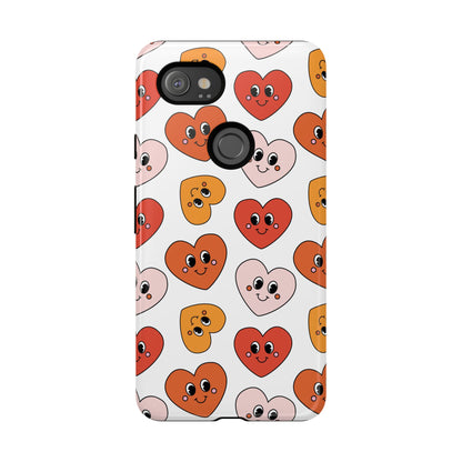 Smiley Heart Faces Google Pixel Case