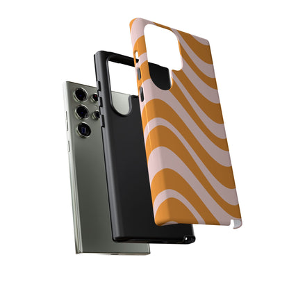 Retro Wavy Stripe Samsung Case