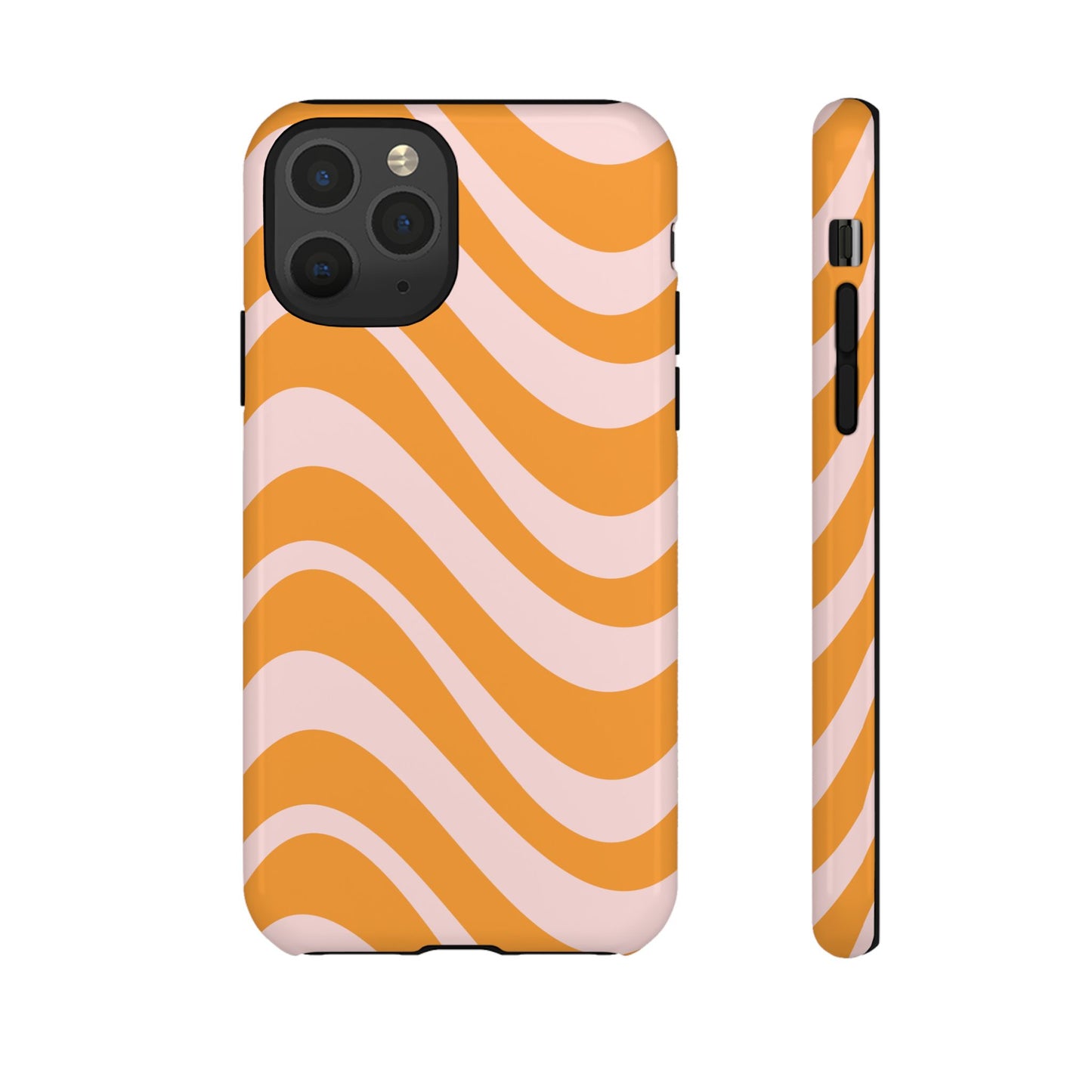 Retro Wavy Stripe iPhone Case