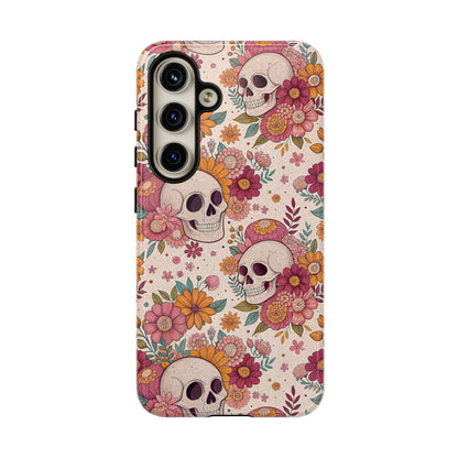 Floral Skull Samsung Case