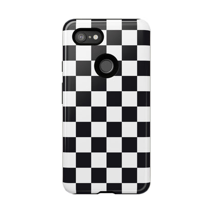 Black & White Checkerboard Google Pixel Case