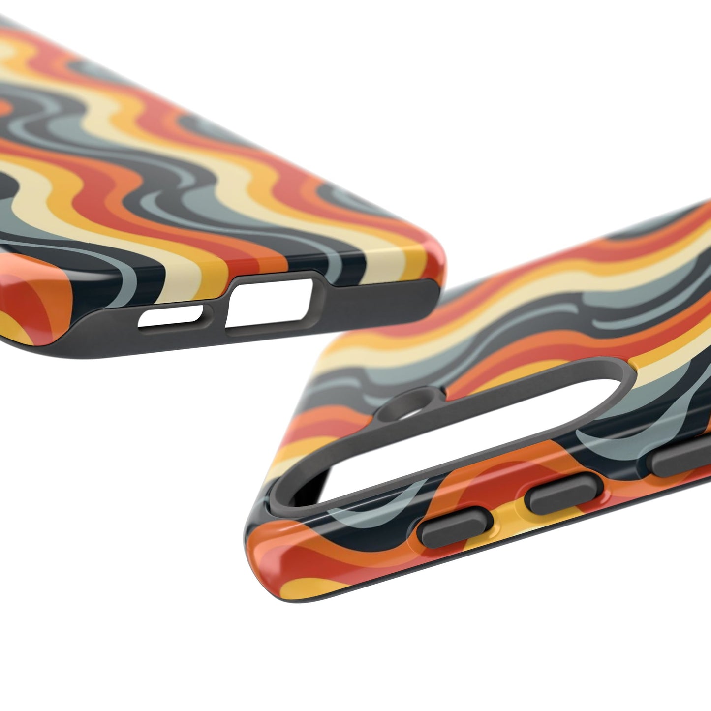 Retro Wavy Stripe Samsung Phone Case