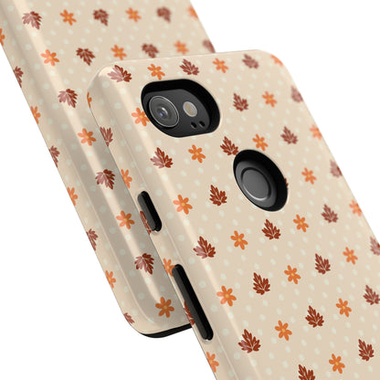 Beige Fall Floral Polka Dot Google Pixel Case