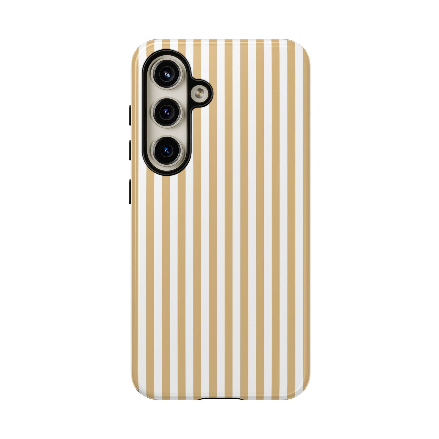 Yellow & White Stripe Samsung Case