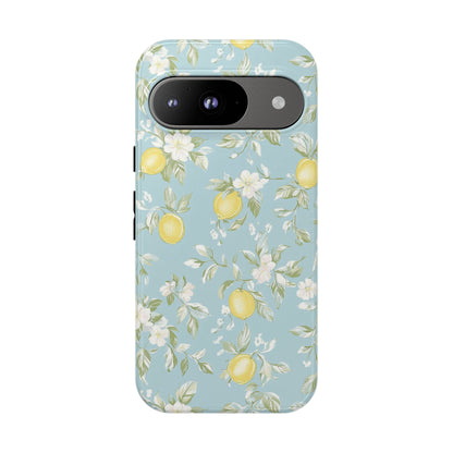 Lemon Blossom Blue Google Pixel Case