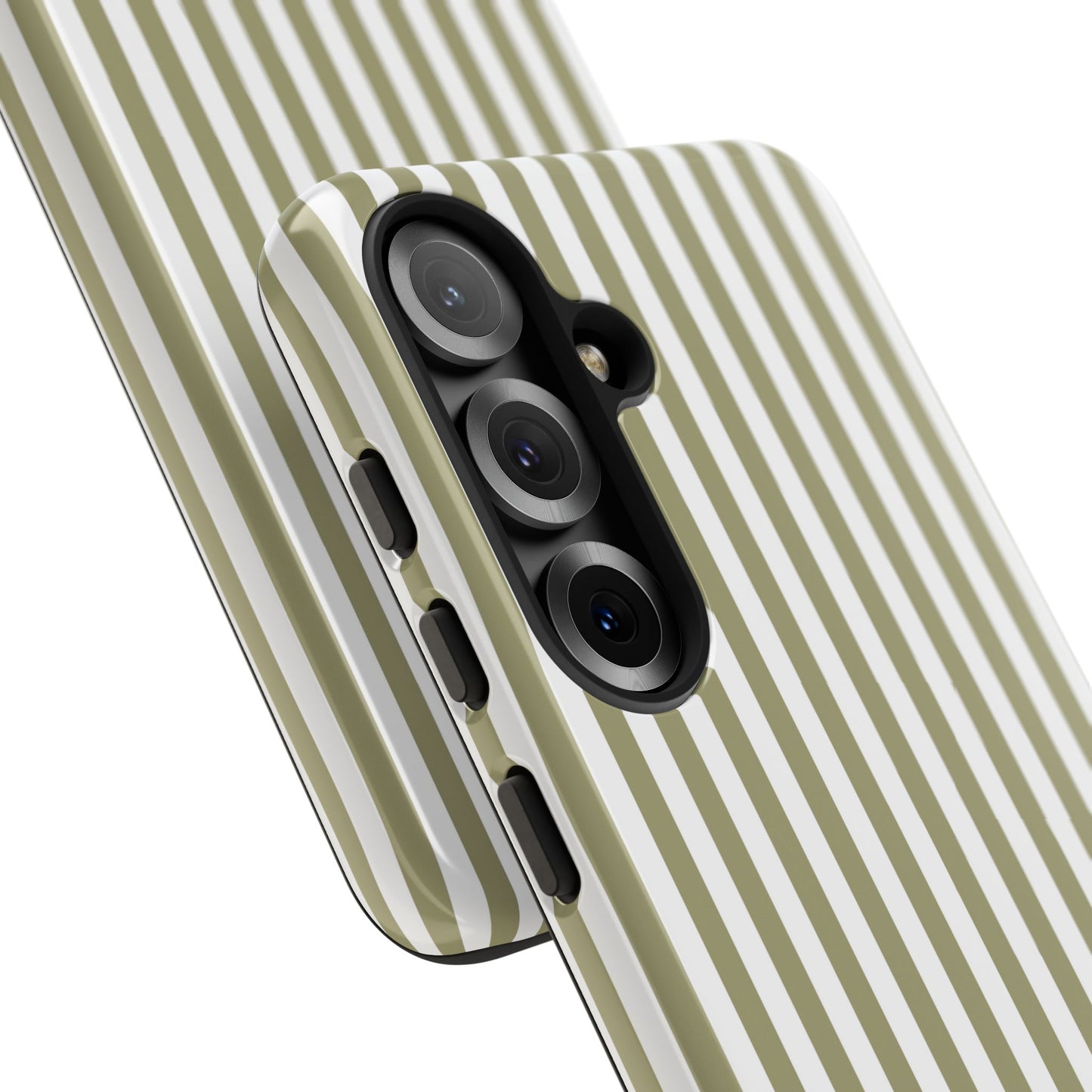 Sage & White Stripe Samsung Case
