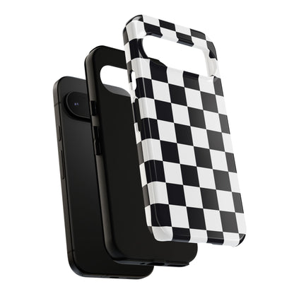 Black & White Checkerboard Google Pixel Case