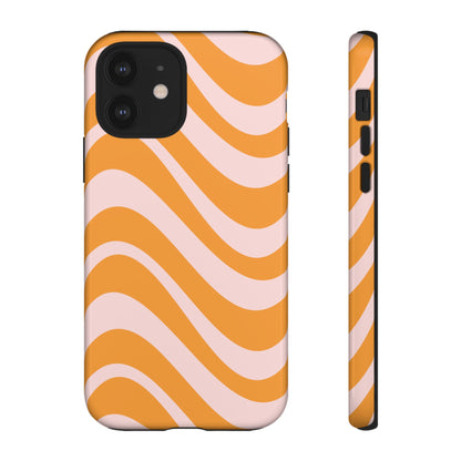 Retro Wavy Stripe iPhone Case