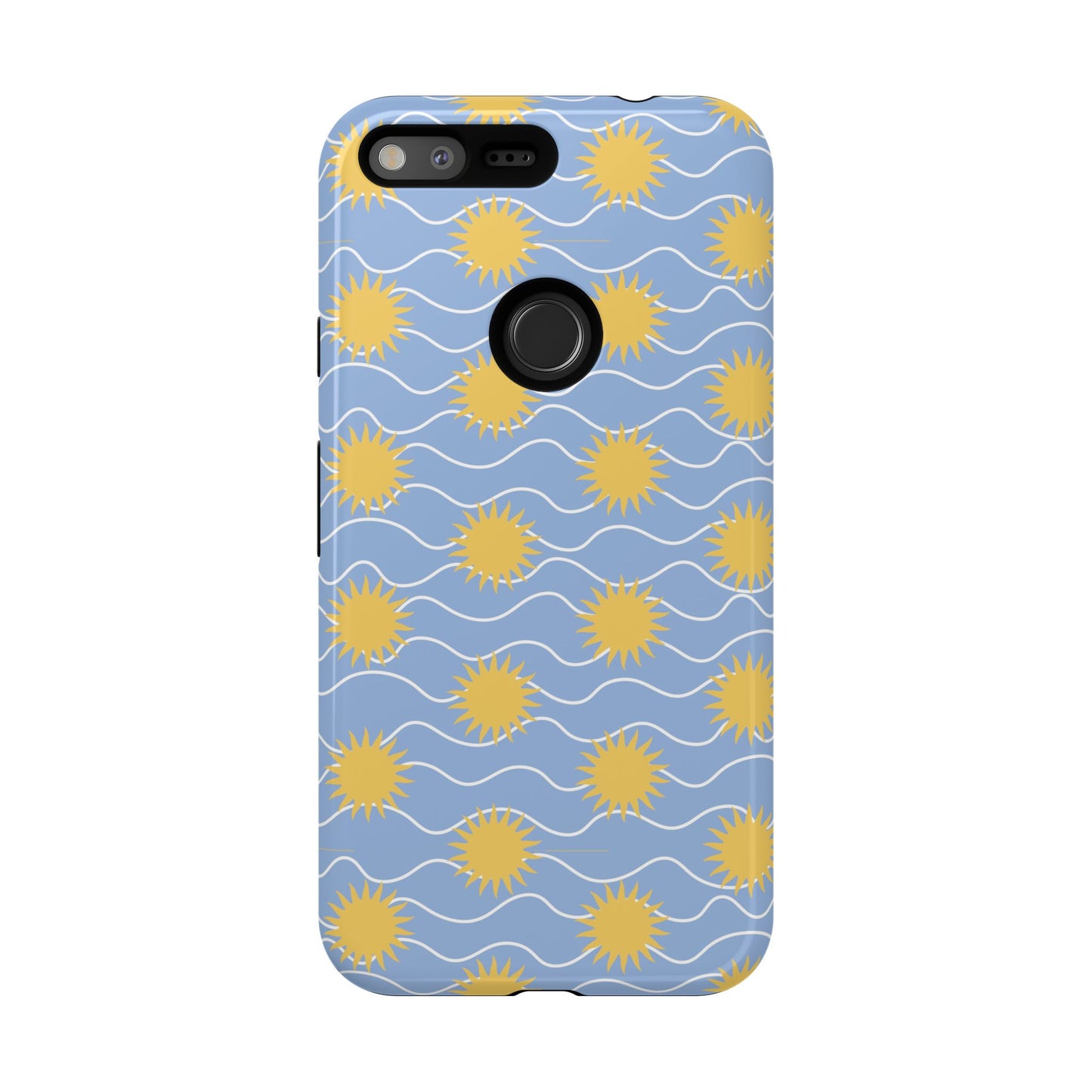 Sunny Waves Blue Google Pixel Case