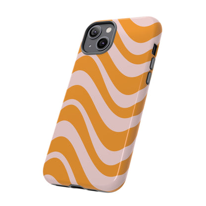 Retro Wavy Stripe iPhone Case