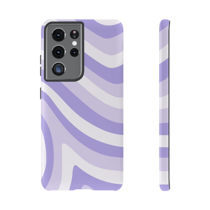 Lavender Wave Abstract Samsung Case