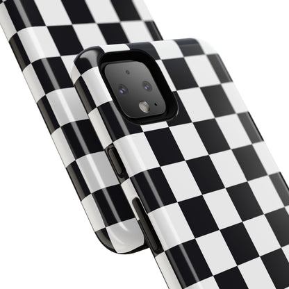 Black & White Checkerboard Google Pixel Case