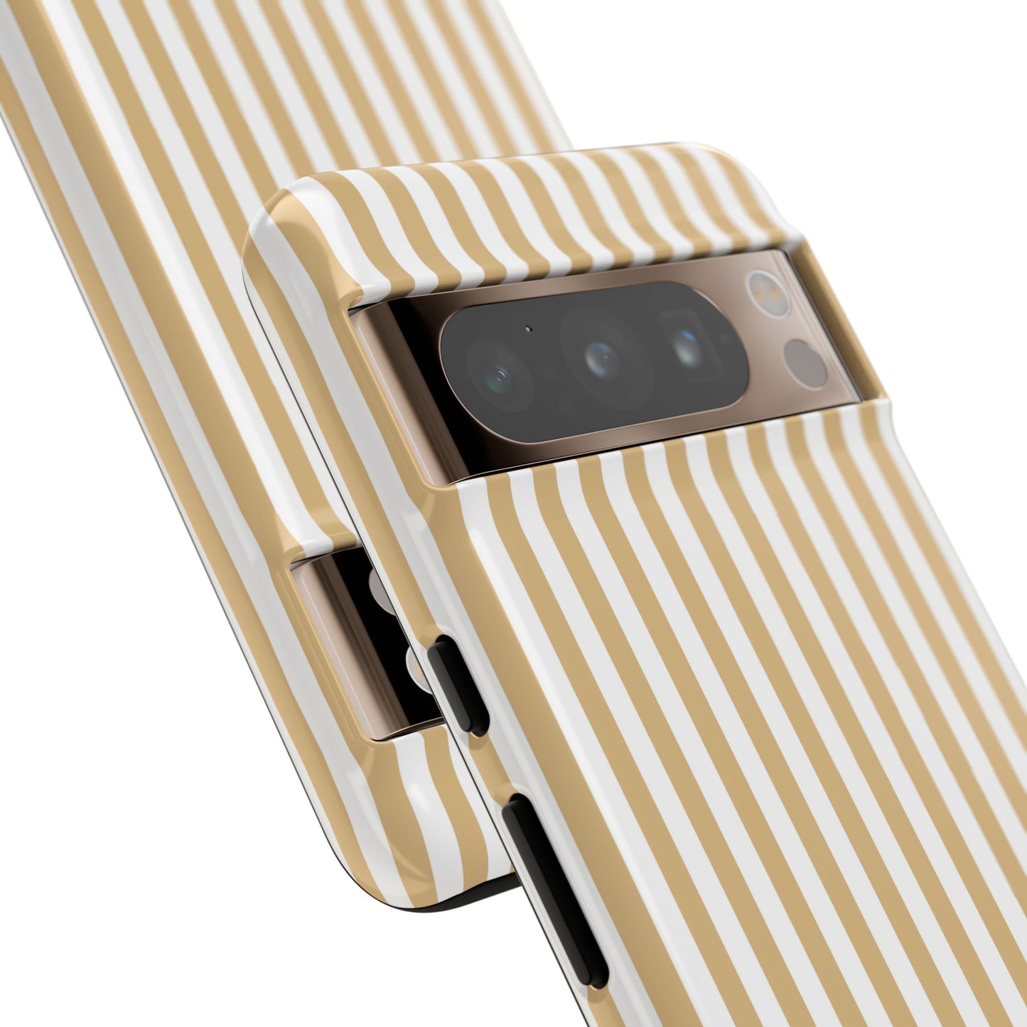 Yellow & White Stripe Google Pixel Case