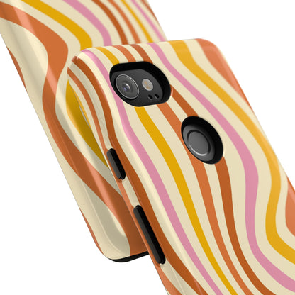 Retro Sunset Wave Google Pixel Case