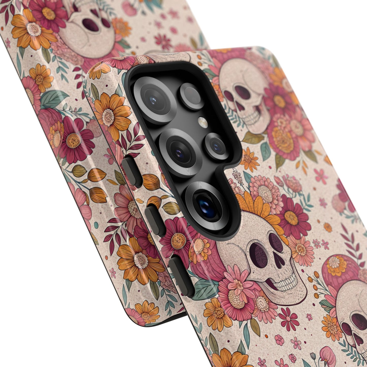 Floral Skull Samsung Case