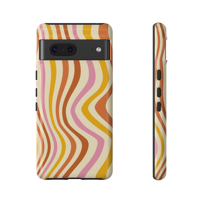 Retro Sunset Wave Google Pixel Case