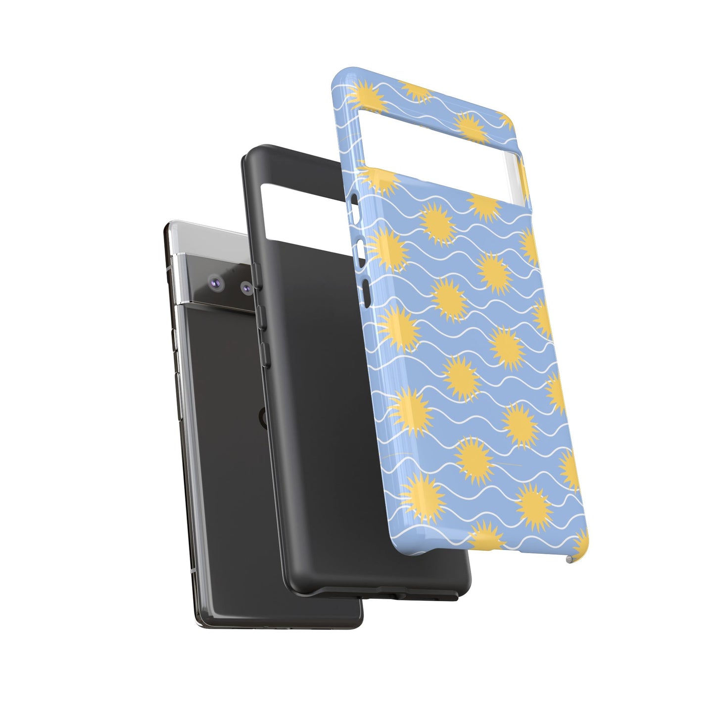 Sunny Waves Blue Google Pixel Case