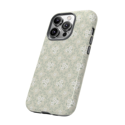 Vintage Daisy Wreath iPhone Case