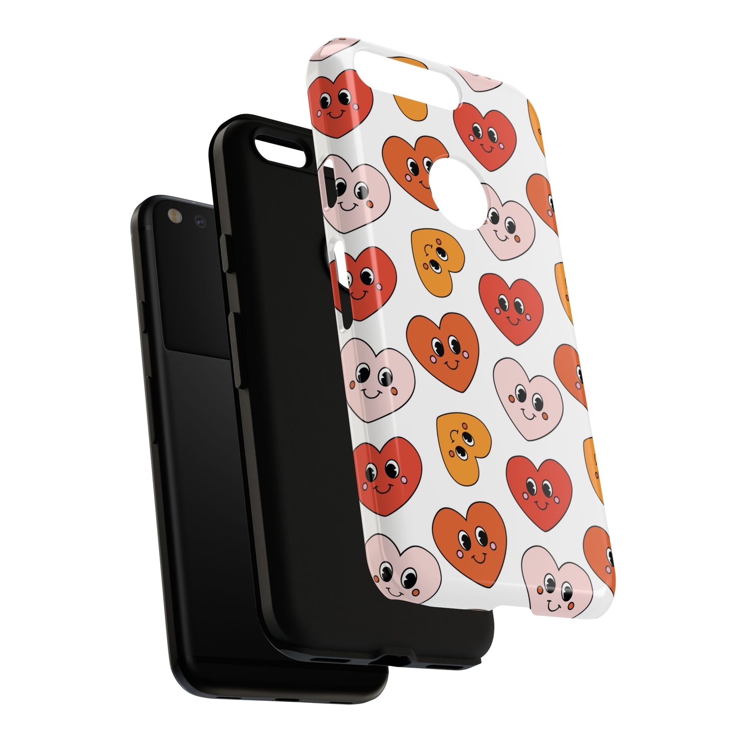 Smiley Heart Faces Google Pixel Case