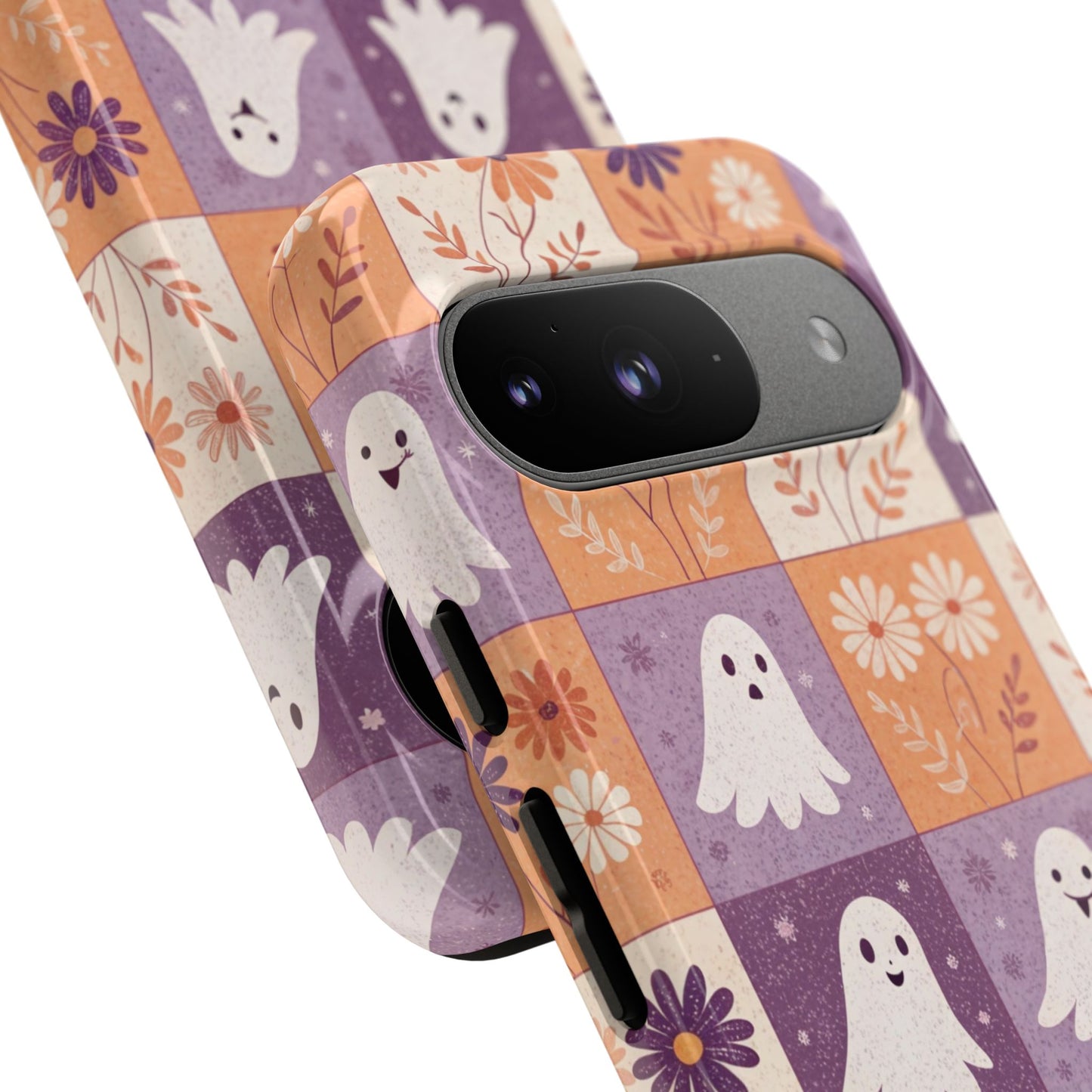Ghost Floral Checkerboard Google Pixel Case