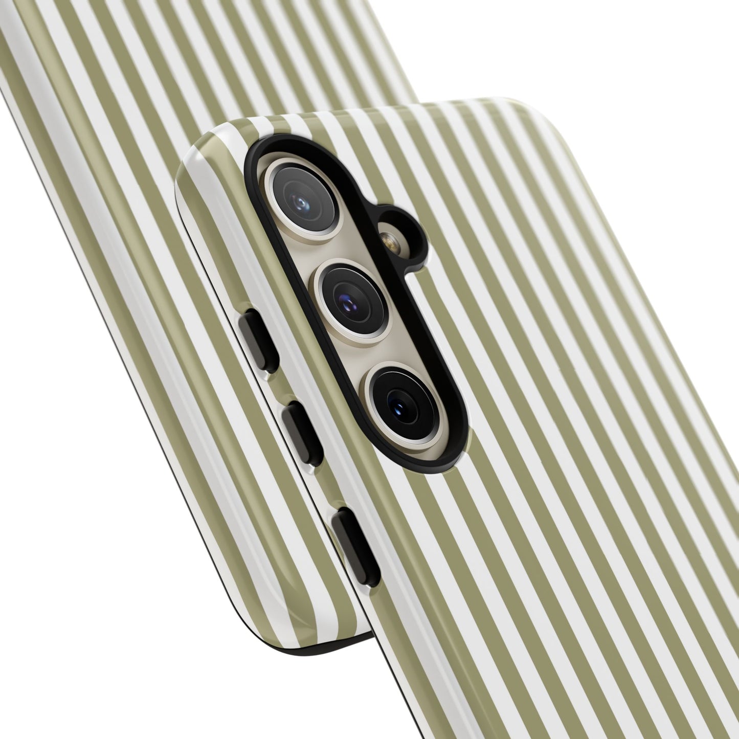 Sage & White Stripe Samsung Case
