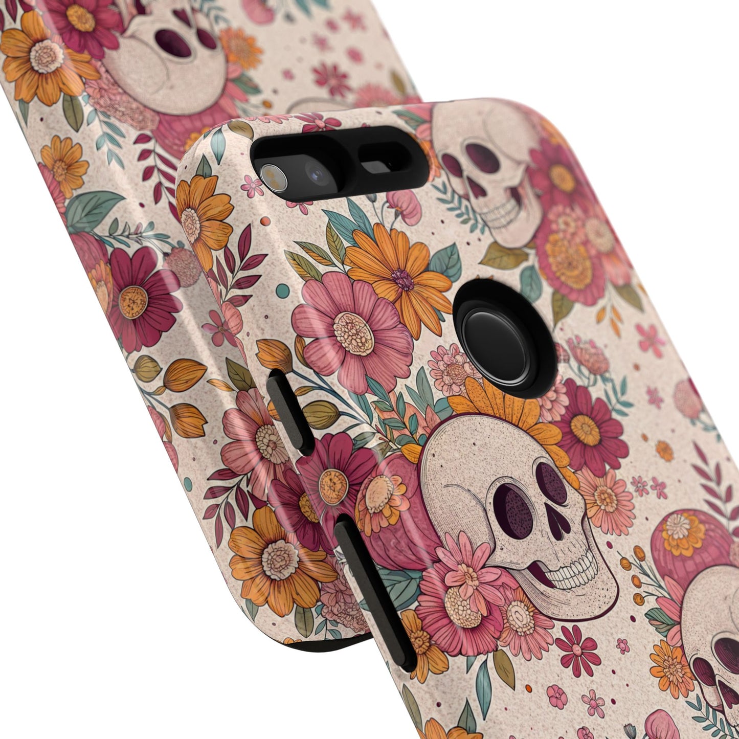Floral Skull Google Pixel Case
