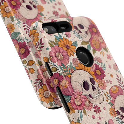 Floral Skull Google Pixel Case