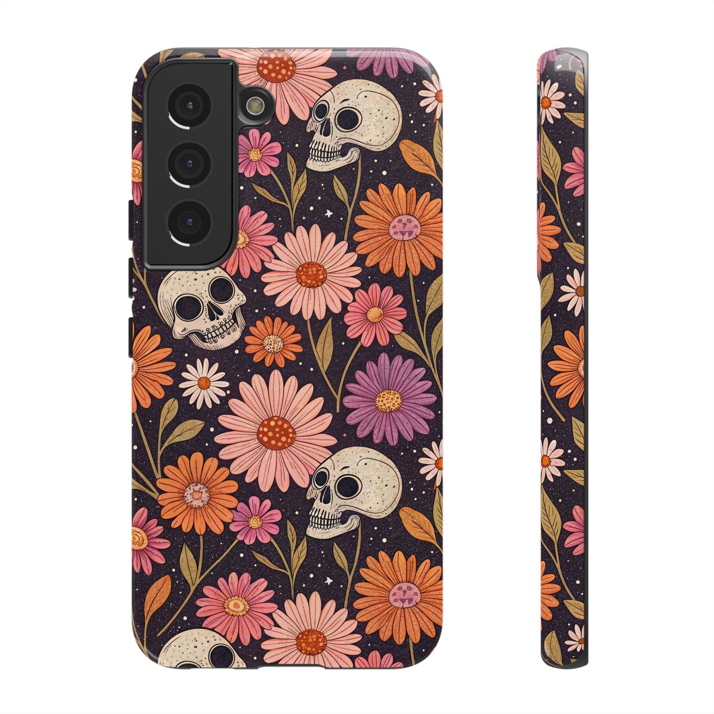 Skulls & Fall Florals Samsung Case