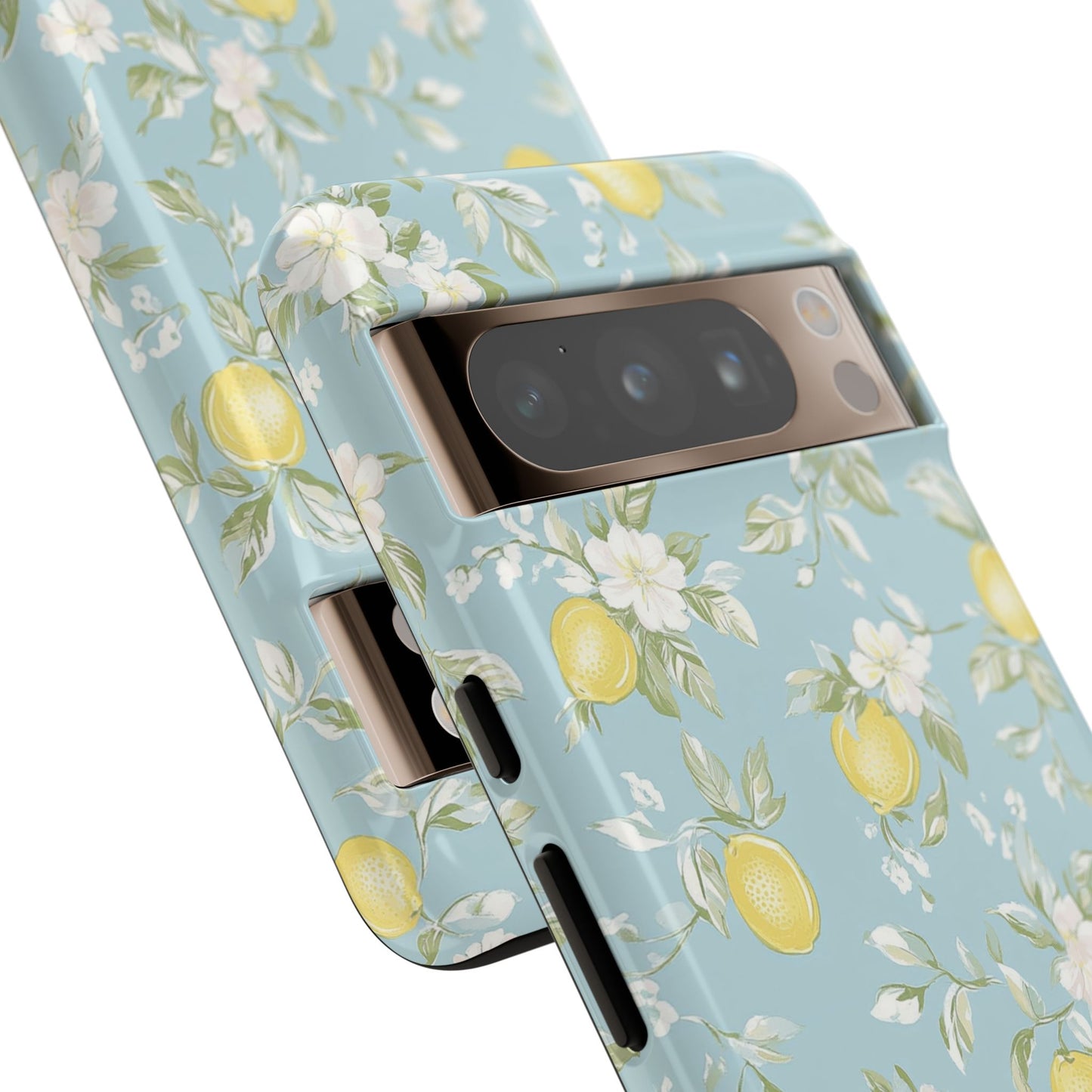 Lemon Blossom Blue Google Pixel Case