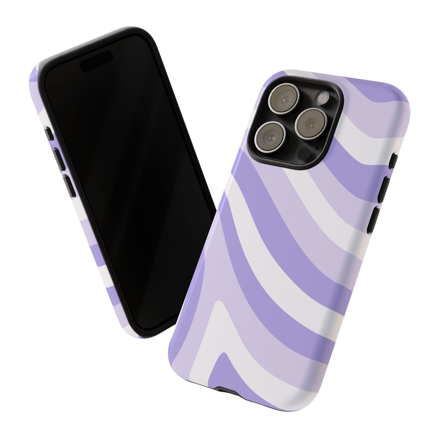 Lavender Wave Abstract iPhone Case