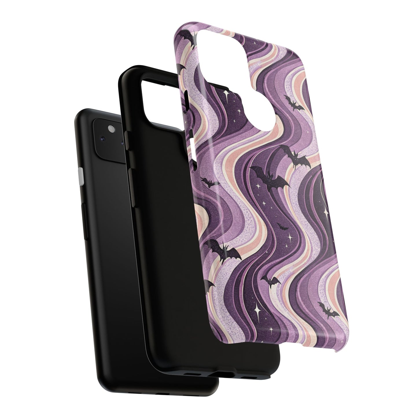Retro Bats & Swirls Google Pixel Case