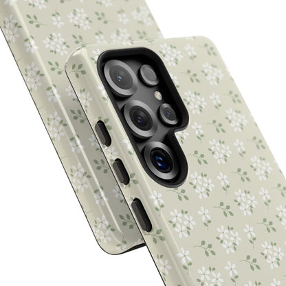 Beige Daisy Bloom Samsung Case