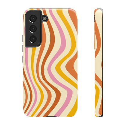 Retro Sunset Wave Samsung Case