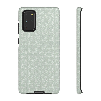 Minimal Leaf Print Samsung Case