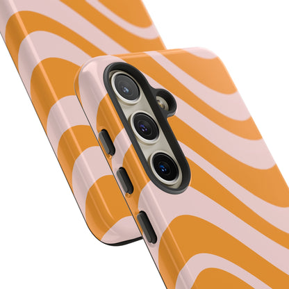 Retro Wavy Stripe Samsung Case