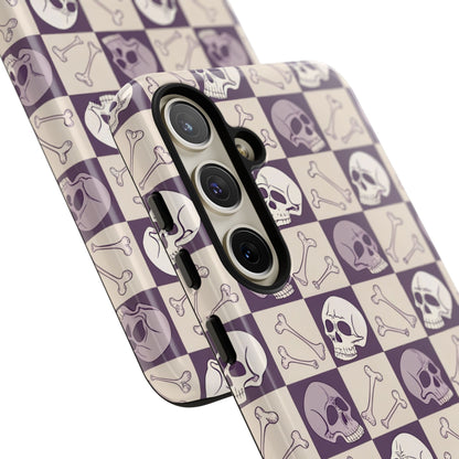 Skull & Bones Checkered Samsung Case