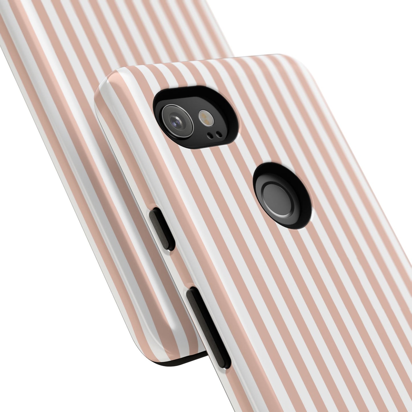 Blush & White Stripe Google Pixel Case