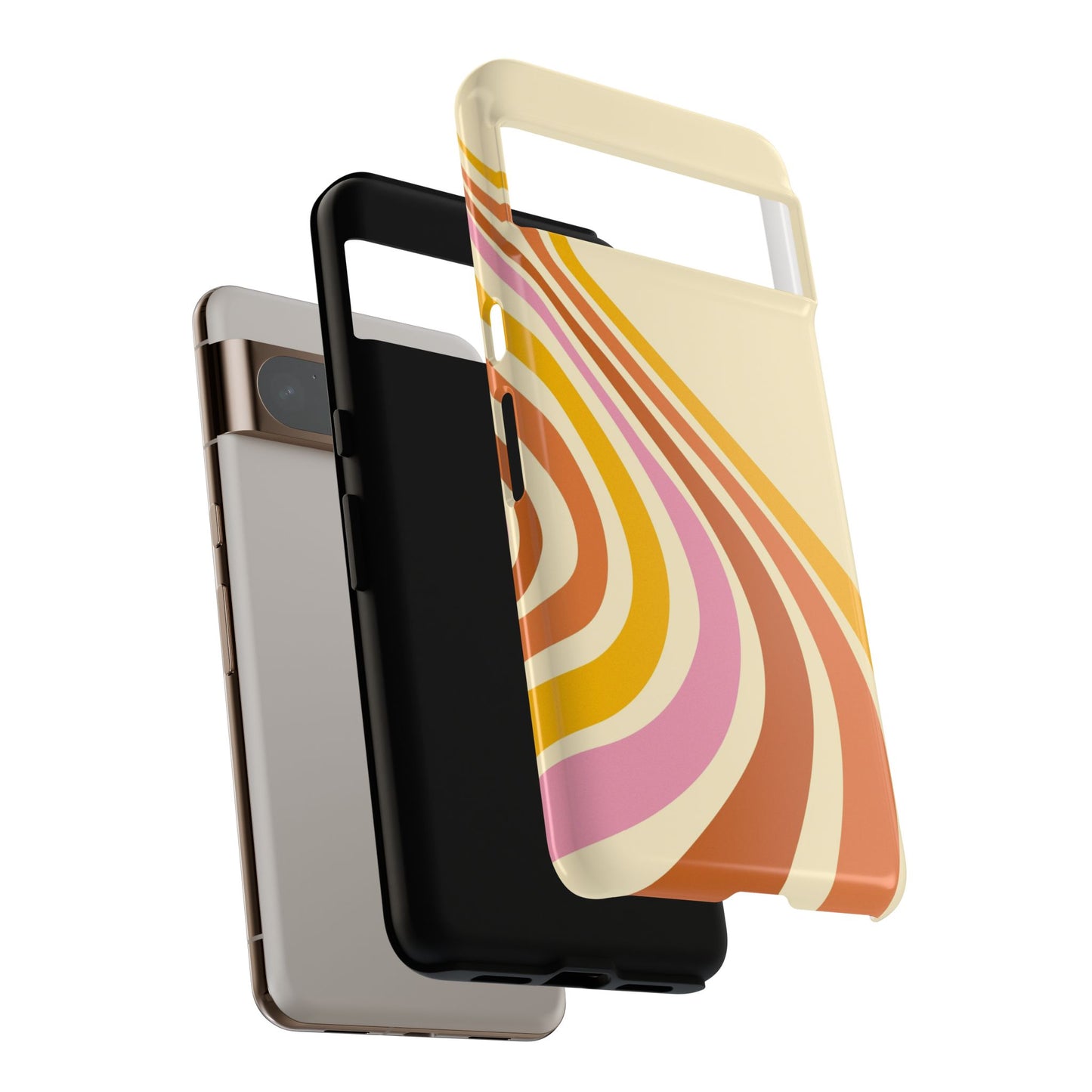 Retro Wave Swirl Google Pixel Case