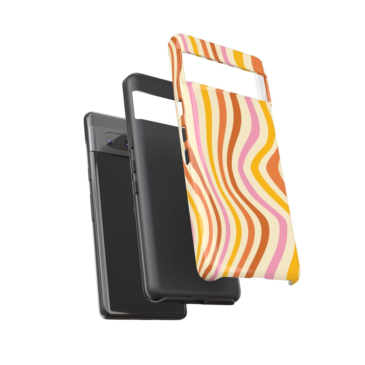 Retro Sunset Wave Google Pixel Case